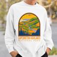 ケープブレトンハイランズ国立公園 カナダヴィンテージエンブレム 長袖tシャツ スウェットシャツ 彼への贈り物