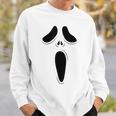ゴーストスクリームフェイス ハロウィン ゴーストスクリームフェイス ハロウィン スウェットシャツ 彼への贈り物