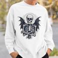 スケルトン ハロウィン コスチューム 怖い 不気味な翼 死 スウェットシャツ 彼への贈り物