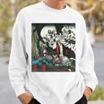 スケルトン 妖怪 歌川 国芳 日本美術 ハロウィン 相馬の古内裏 善知安方忠義伝 バックプリント スウェットシャツ 彼への贈り物