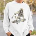 スケートボード スケルトン スケーター スケートボーダー スケートボード スウェットシャツ 彼への贈り物