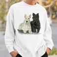 スコティッシュテリア犬の所有者ペット所有者アートデザイン スウェットシャツ 彼への贈り物