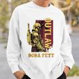 スターウォーズ ボバ・フェットの本 アウトロー 叙事詩 レトロ ポートレート スウェットシャツ 彼への贈り物