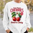 チェリーファーマーズマーケット フレッシュピックチェリー チェリー好き スウェットシャツ 彼への贈り物