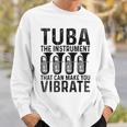 チューバ 振動させる楽器 ミュージシャン チューバ スウェットシャツ 彼への贈り物