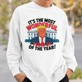 トランプ 今年一番素晴らしい用語 クリスマス 長袖tシャツ スウェットシャツ 彼への贈り物