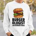 ハンバーガー研究 ハンバーガー 長袖tシャツ スウェットシャツ 彼への贈り物
