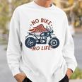 バイク 面白tシャツ No Bike No Life メンズ オートバイ モーターサイクル おもしろ ツーリング 服 スウェットシャツ 彼への贈り物