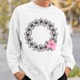 フラダンス フラ レッスン用 Aloha アロハ トロピカル ハワイ Hawaii ハイビスカス ハワイアン 南国 花 長袖tシャツ スウェットシャツ 彼への贈り物