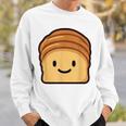 ベーカリー パン ブリオッシュ シンプルでミニマルなユーモア ブリオッシュ スウェットシャツ 彼への贈り物