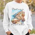 ポジターノ イタリア 旅行 冒険 ミート・ミー・イン・ポジターノ スウェットシャツ 彼への贈り物