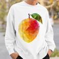 マンゴーフルーツモチーフアートマンゴー スウェットシャツ 彼への贈り物