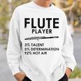 ユーモラスなフルート 愛好家 ステートメント皮肉なフルート 面白い スウェットシャツ 彼への贈り物
