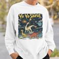 ヨーヨーザウルスファニーヨーヨー時代 長袖tシャツ スウェットシャツ 彼への贈り物