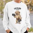 ラブラドールレトリバー 犬用筋肉トレーニング ダンベル付き スウェットシャツ 彼への贈り物