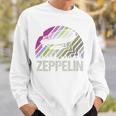 レトロ ヴィンテージ ツェッペリン 飛行船 航空 飛行船 メンズ レディース キッズ 長袖tシャツ スウェットシャツ 彼への贈り物