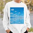 世界一美しい鏡張りの風景 スウェットシャツ 彼への贈り物