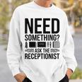 受付係の受付秘書に聞いて欲しいもの スウェットシャツ 彼への贈り物