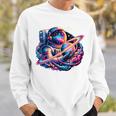 宇宙飛行士 惑星 科学 メンズ 宇宙 アート 宇宙飛行士 長袖tシャツ スウェットシャツ 彼への贈り物