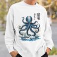 日本のタコ浮世絵 海の美 木版画 スウェットシャツ 彼への贈り物
