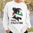 無料パレスチナ国旗 ガザの終わり占領 パレスチナ語 スウェットシャツ 彼への贈り物