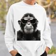 猿の恋人 アート 図面 動物 抽象 グラフィック 猿 スウェットシャツ 彼への贈り物