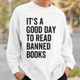 禁止された本を読むのに良い日だ面白いヴィンテージ スウェットシャツ 彼への贈り物