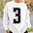 背番号 3 チーム短大スポーツ背番号付きユニフォーム スウェットシャツ 彼への贈り物
