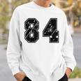 背番号 84 チーム短大スポーツ背番号付きユニフォーム スウェットシャツ 彼への贈り物