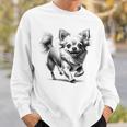 超かわいいチワワ フォトリアリスティック描画スタイル スウェットシャツ 彼への贈り物