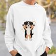 面白いtシャツ バーニーズ 犬 メンズ 犬好き グッズ かわいい おもしろ 面白い 服 ネタ 子供用 長袖tシャツ スウェットシャツ 彼への贈り物