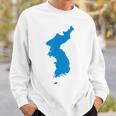 韓国統一旗、韓国統一地図 スウェットシャツ 彼への贈り物