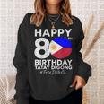80歳の誕生日おめでとうタテイ・ディゴン・ドゥテルテ Prrd フリー・ドゥテルテ スウェットシャツ 彼女への贈り物