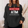 I Am Not Your Atm 面白い タイ語 スクリプト タイ語 スウェットシャツ 彼女への贈り物
