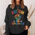 Autism Is Myuperpower 自閉症啓発パズル プライド スウェットシャツ 彼女への贈り物