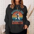 Baseball Dad Vintage Sunset Baseball Batter Father’S Day Sweatshirt Gifts for Her