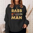 Bass Man 面白いバスプレーヤー ギタリスト ベーシスト ミュージシャン スウェットシャツ 彼女への贈り物