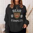 Bear Complex Wod Barbell ワークアウト スウェットシャツ 彼女への贈り物