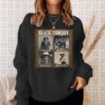Black Cowboy Western Rodeo Melanin Black History Texas Retro Sweatshirt Gifts for Her