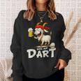 Bock Auf Dart ヤギとビールジョッキ 面白いダーツプレーヤー スウェットシャツ 彼女への贈り物