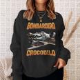 Bombardino Crocodilo イタリアンブレインロットミーム スウェットシャツ 彼女への贈り物
