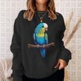 Budgies ペット オウム インコ 鳥 ウェリデザイン スウェットシャツ 彼女への贈り物
