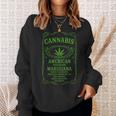 Cannabis アメリカグレード マリファナ インディカ サティバウィード スウェットシャツ 彼女への贈り物