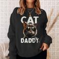 Cat Daddy 猫のお父さん 猫のお父さん お父さん ハウス 猫のお父さん 父の日 猫 スウェットシャツ 彼女への贈り物