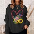 Conception De Fleurs D'été Tournesols Lavande Hortensia Sweater e Cadeaux pour elle