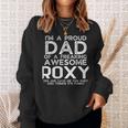 Dad Of Roxy ギフト 父の日 面白い 名前入り スウェットシャツ 彼女への贈り物