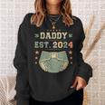 Daddy Est 2024 年生パパ 新米パパ 初めてのパパ 若いパパ スウェットシャツ 彼女への贈り物