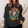 Daddy Rilla Gorilla Dad 父の日ギフト お父さんへのギフト スウェットシャツ 彼女への贈り物