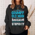 Dearcasmo Con Texto En Inglés I Am A Grumpy Old Manarcasm Texto En Inglés Camisa de entrenamiento Regalos para ella