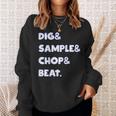 Dig&Sample&Chop&Beat シャツ Mpc ドラムサンプラー 音楽愛好家 スウェットシャツ 彼女への贈り物